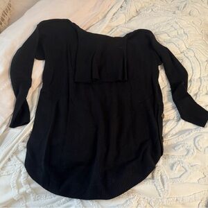 Madewell Black Cashmere Sweater Sz S